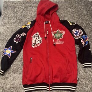 Vtg Big Boy Headgear NLBM "Discover Greatness" 20 Classics Patch‎ Hoodie Size XL